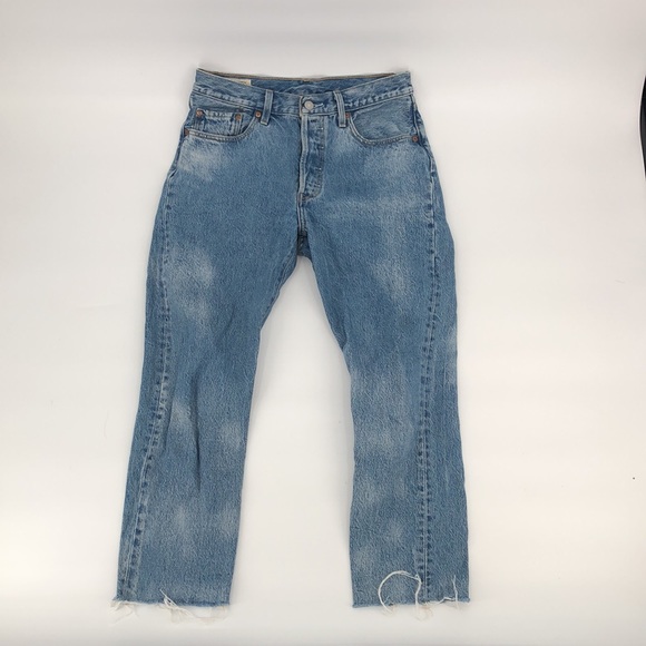 Levi's® 501 Crop Tango Beats - Size 28x26 - Picture 4 of 8